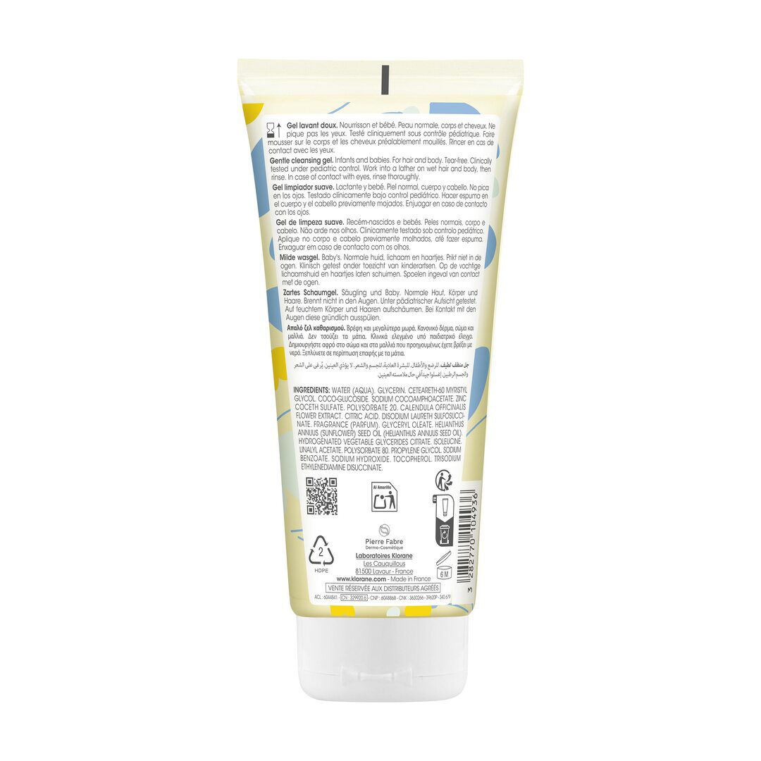 KLORANE  Gel Lavante Suave - 200ml