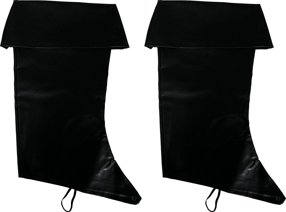 Zwarte Beenkappen Kind 50cm