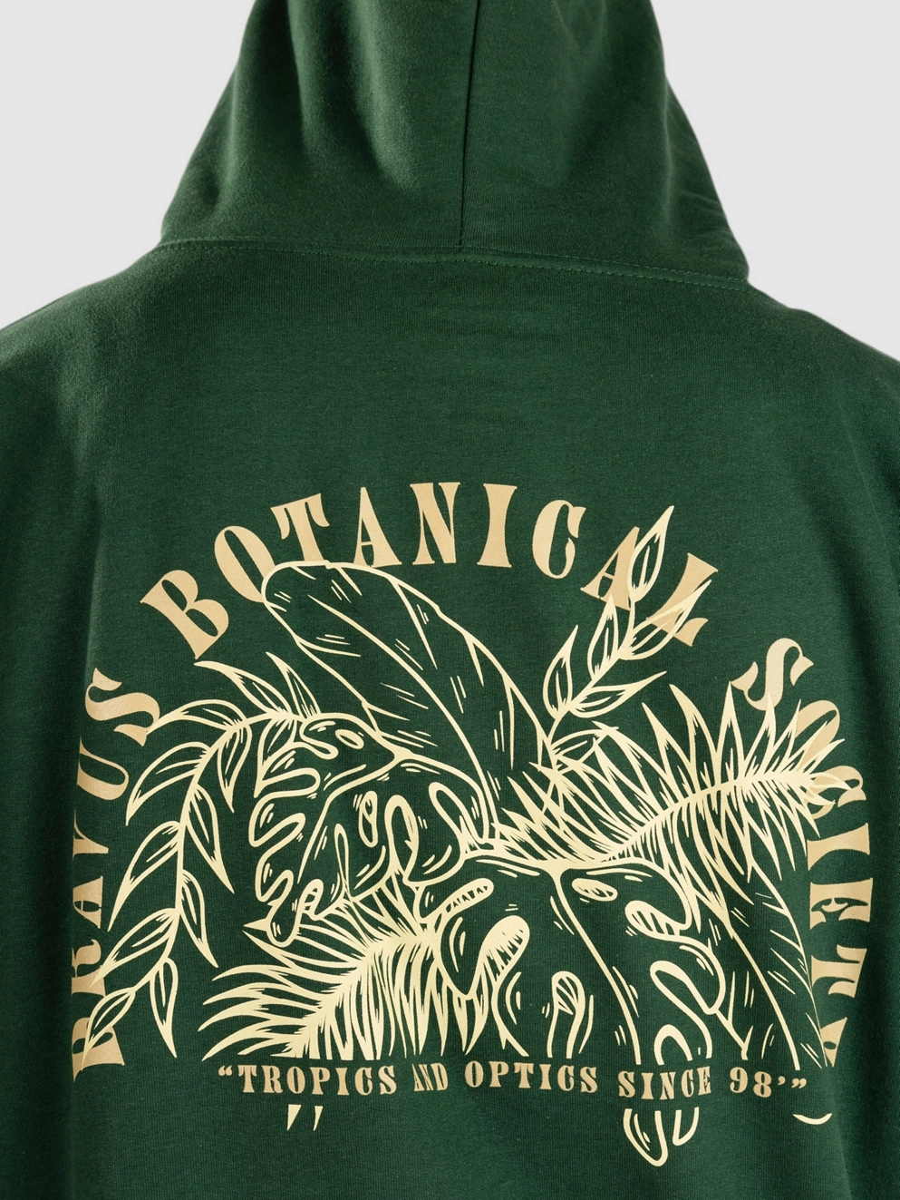 Dravus Tropics + Optics Hoodie dark green
