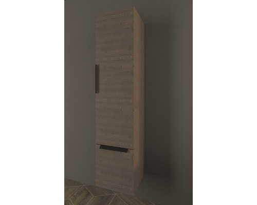 Urban hoge kast, donker essenhout, 35 cm x 150 cm