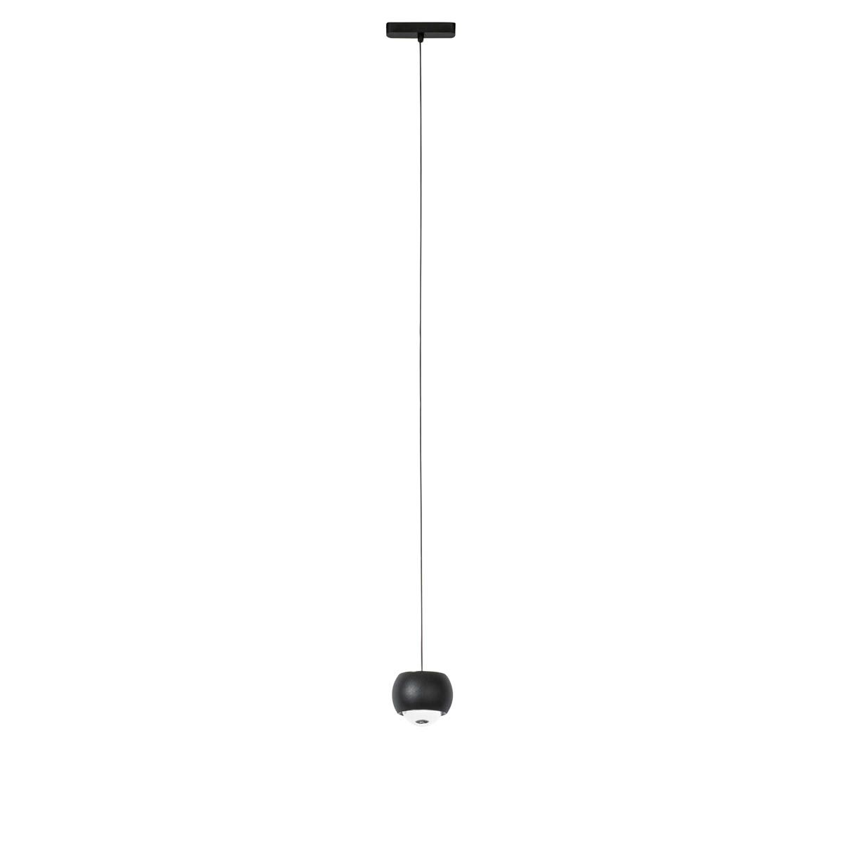 Moderne hanglamp zwart voor railsysteem 1-fase incl. LED - Magnetic Lance