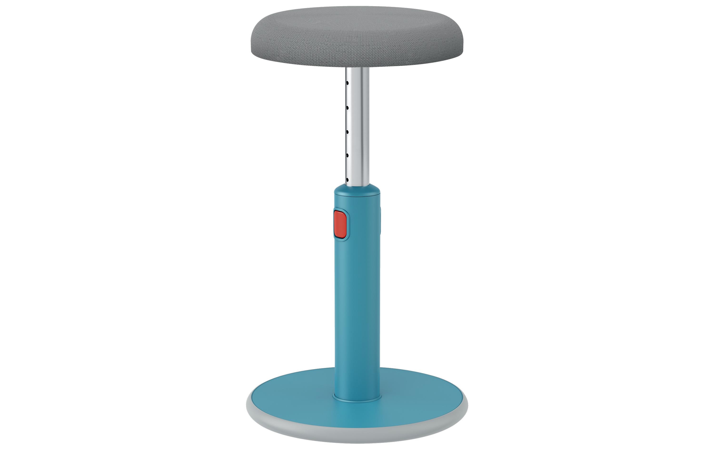Ergo Cosy Active Sitz und Stehhocker Blau<br>Höhenverstellbarer, ergonomischer Hocker zum Sitzen und Stehen für eine verbesserte Muskelaktivität und bessere Körperhaltung