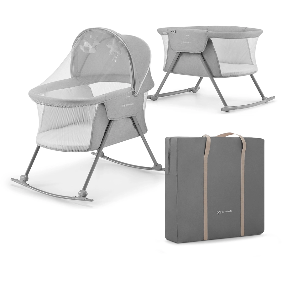 Kinderkraft Babywippe 3 in 1 Lovi Grey