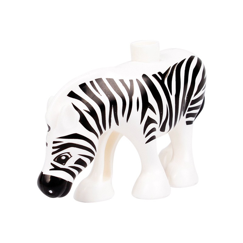 (10-tlg. Set) Grosse Tier Figuren Bricks Elemente Kinder Spielzeug - Zoo Tiere