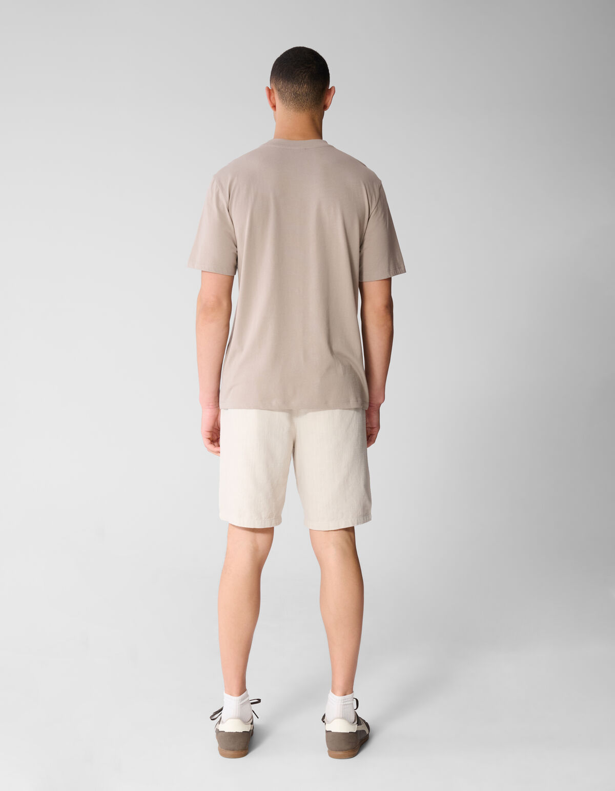 Gradient Logo Artwork T-shirt Lichtbruin