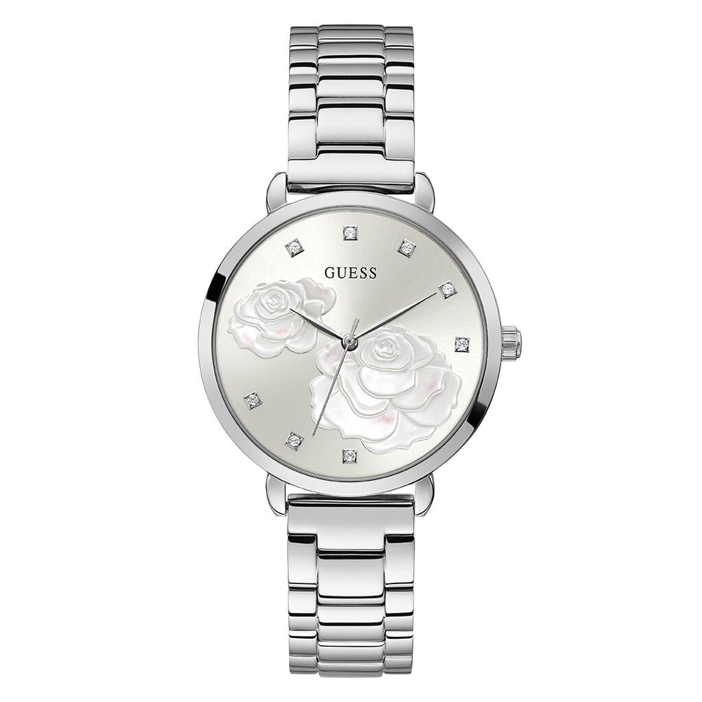 Montre Guess Sparkling Rose Acier Argent