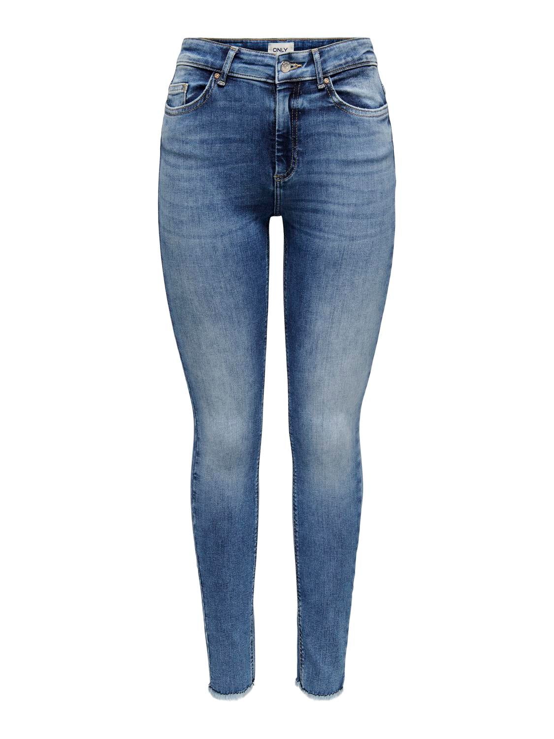 ONLBLUSH Hohe Taille Skinny Fit Jeans Medium Blue Denim