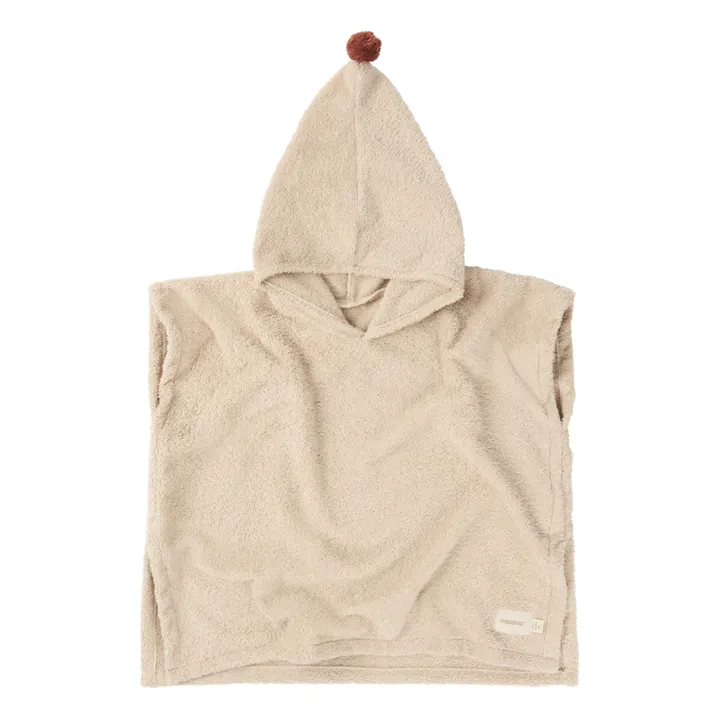 Nobodinoz Poncho So Cute en coton bio | Sable