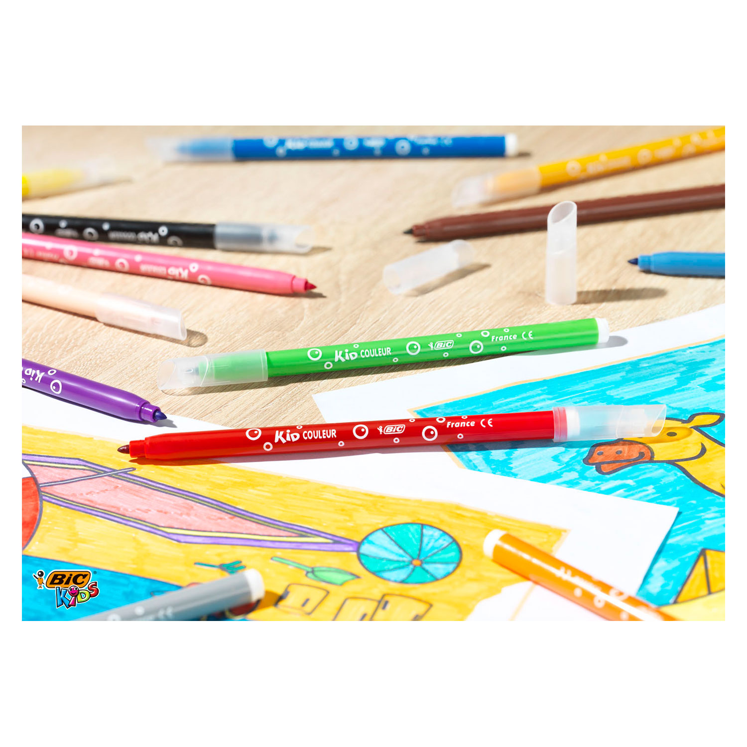 BIC Kids Tropicolors, 18st.