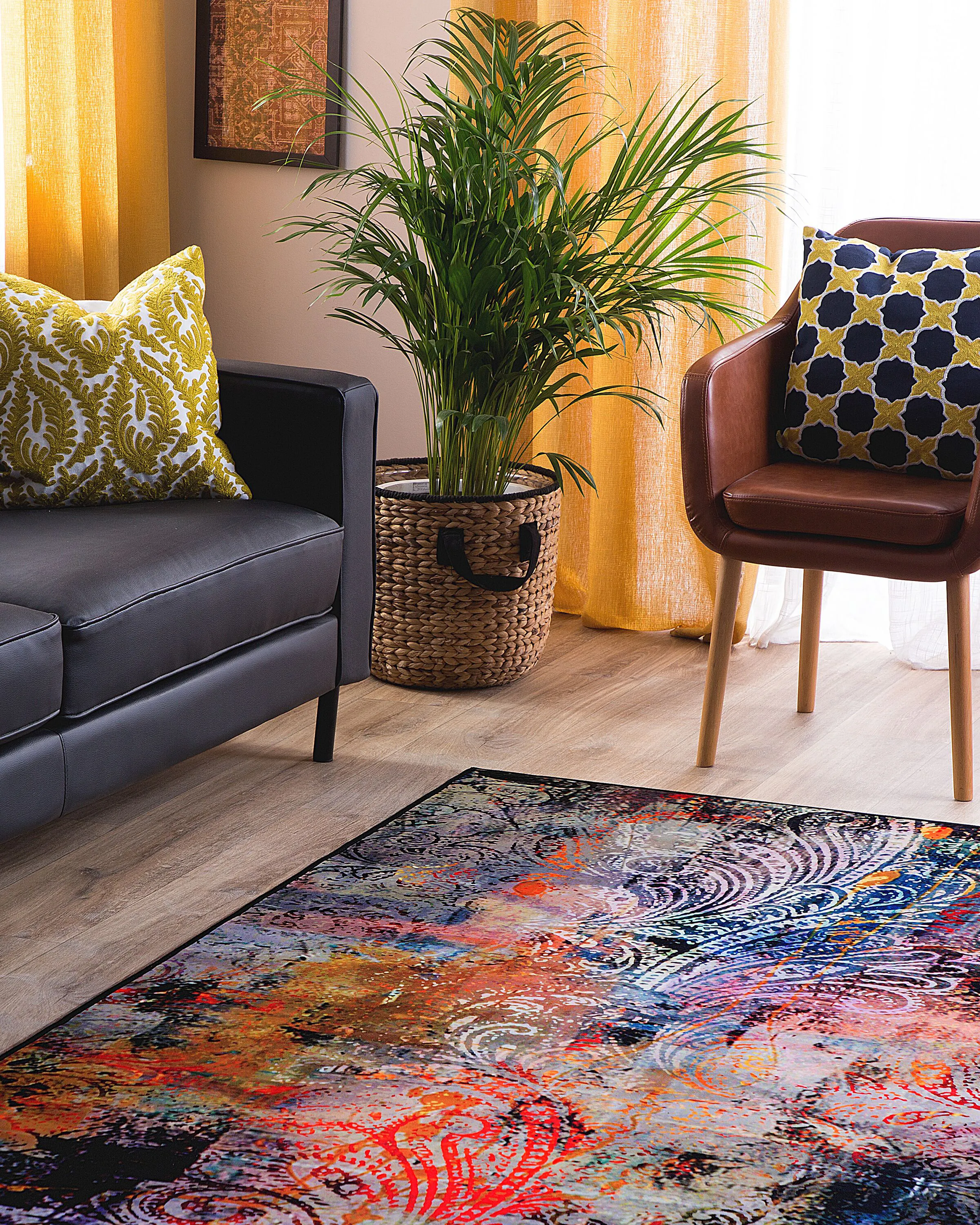 Vloerkleed MARDIN Meerkleurig 140 x 200 cm