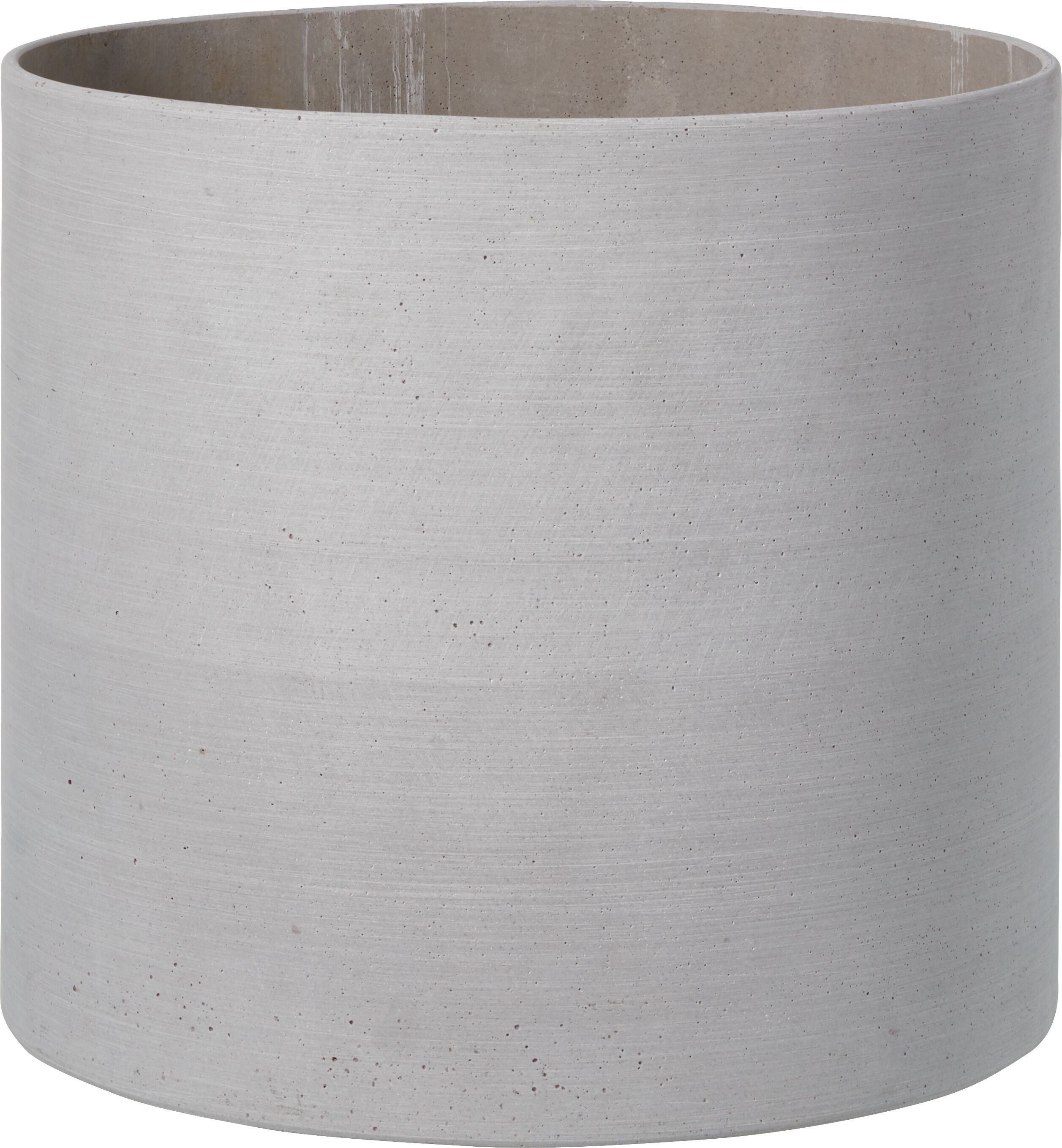 MINEA Pflanzentopf - Grau / H: 28.0 cm