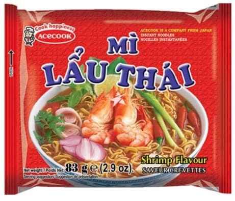 Acecook Instant Noodles Shrimp Tom Yum