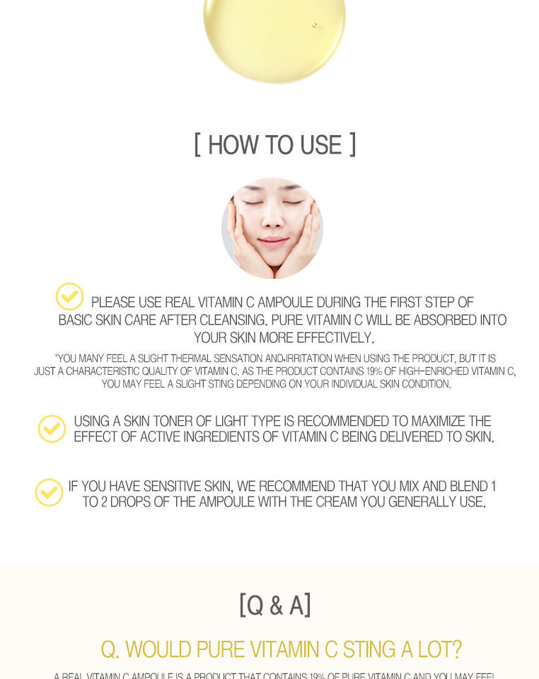 MIZON - Echte Vitamine C Ampul