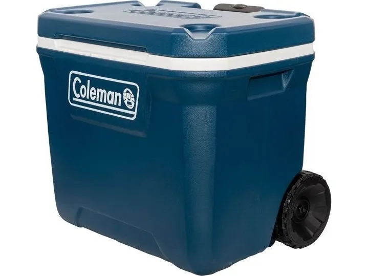 Coleman 50QT Xtreme™ Wheeled Cooler, Blå, Plast, Polyurethan (PU), Sort, 47 L, 113 kg