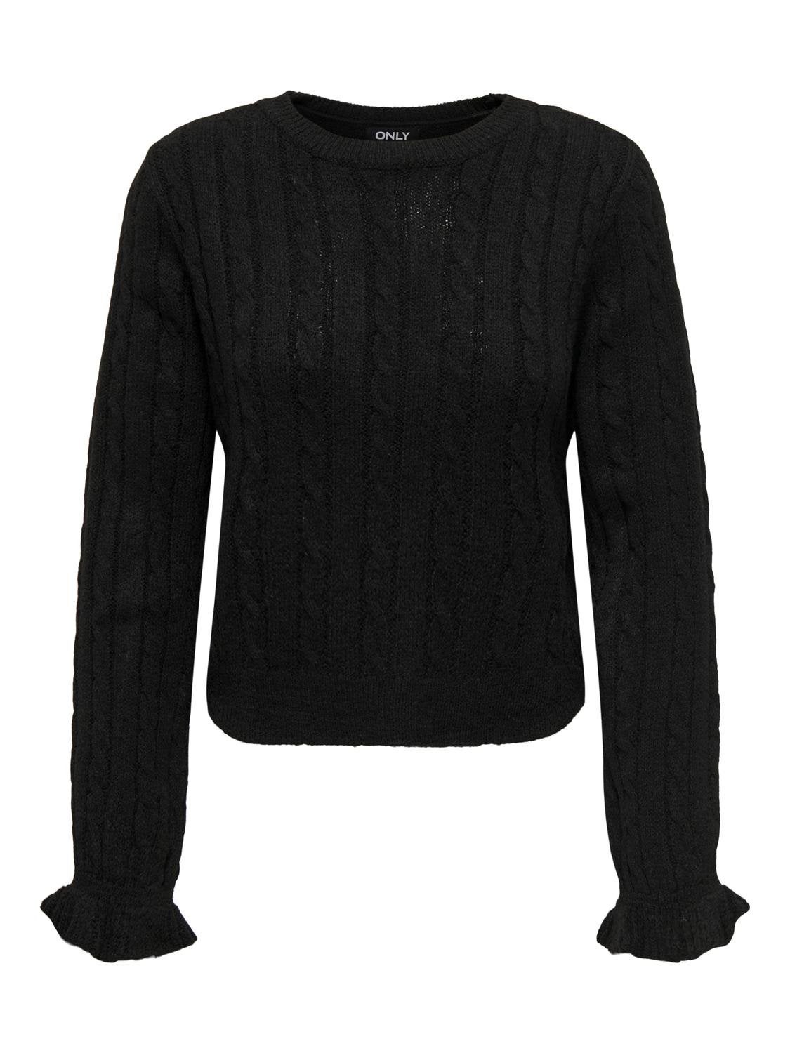 ONLTIA Gestricktes Oberteil Black