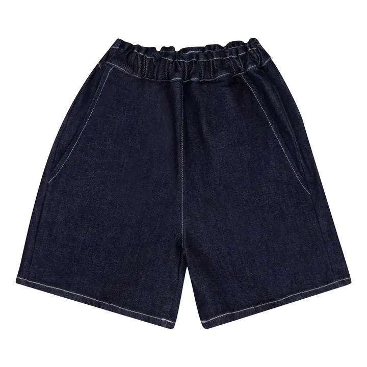 Bonnie & The Gang Short Denim Leo Coton Bio | Noir