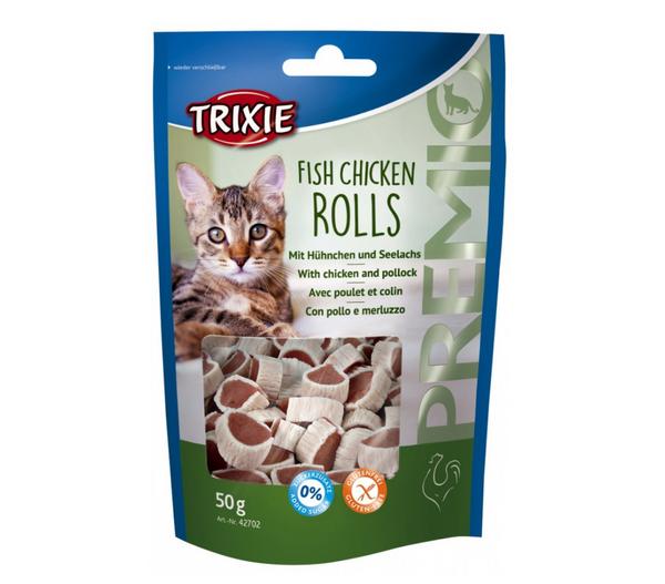 Trixie Premio Katzensnack Fish Chicken Rolls,