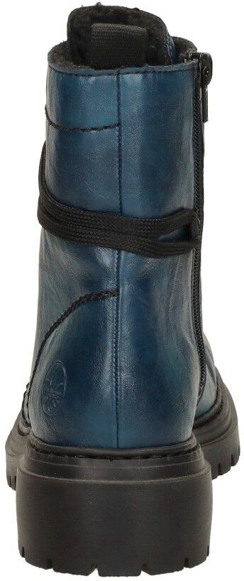 Rieker Veterschoenen Hoog petrol