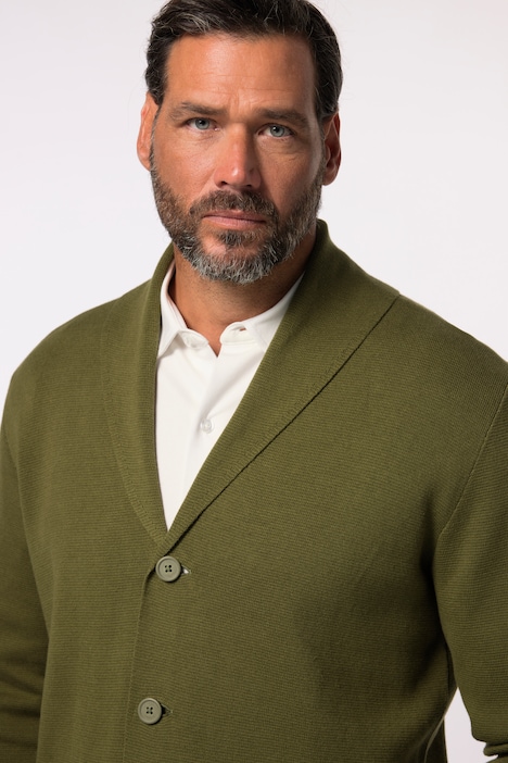JP 1880 Strickjacke, CashmereTouch, Schalkragen, bis 7 XL