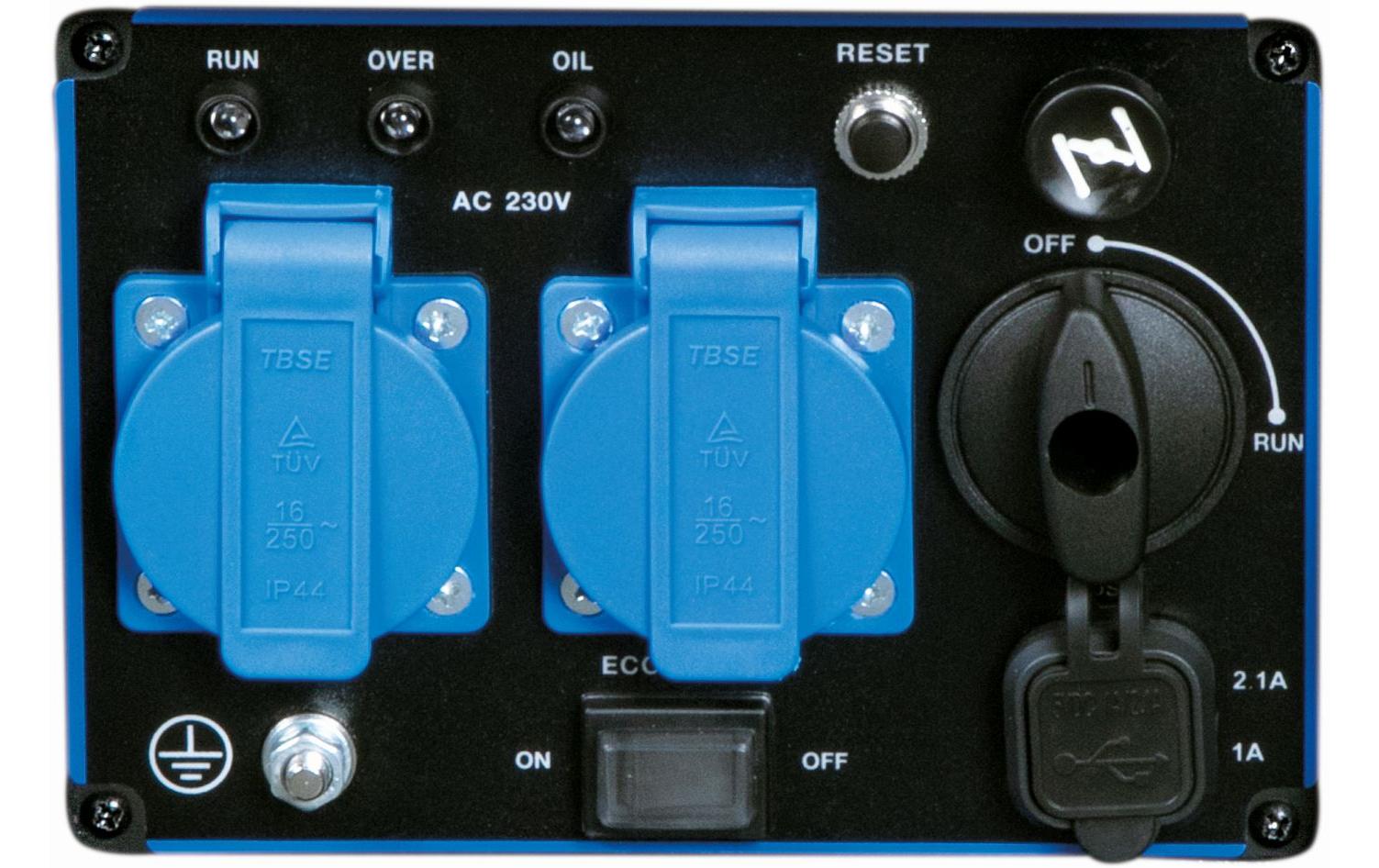 Benzin-Stromerzeuger Inverter 2200I, 4-Takt, 2000W<br>4-Takt Benzingenerator mit 2000 W Leistung und 4 l Tank