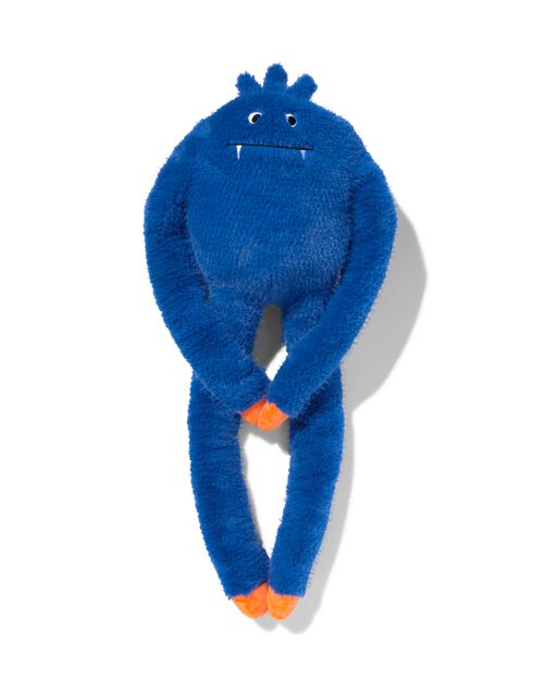 grand monstre en peluche bleu