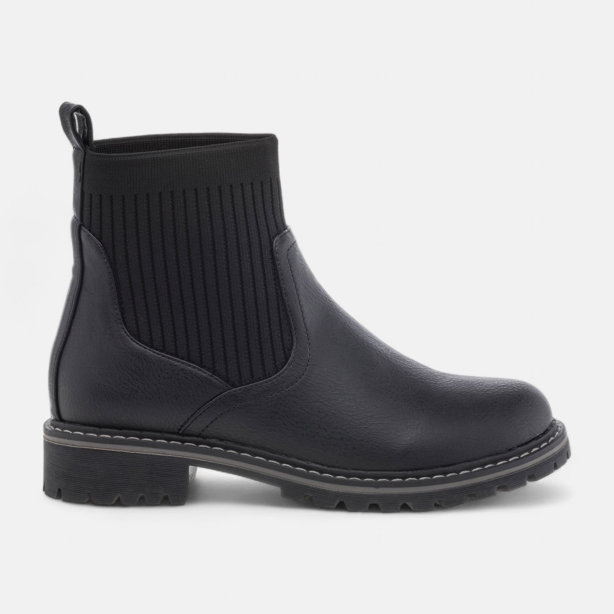 Boots chelsea Femme noir
