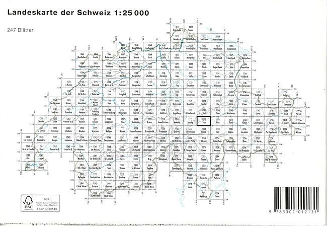 BUNDESAMT - 1213 TRUN ECHELLE 1 25 000