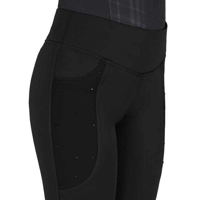 Paardrijlegging QHP Zahra Knie Grip Kids Zwart