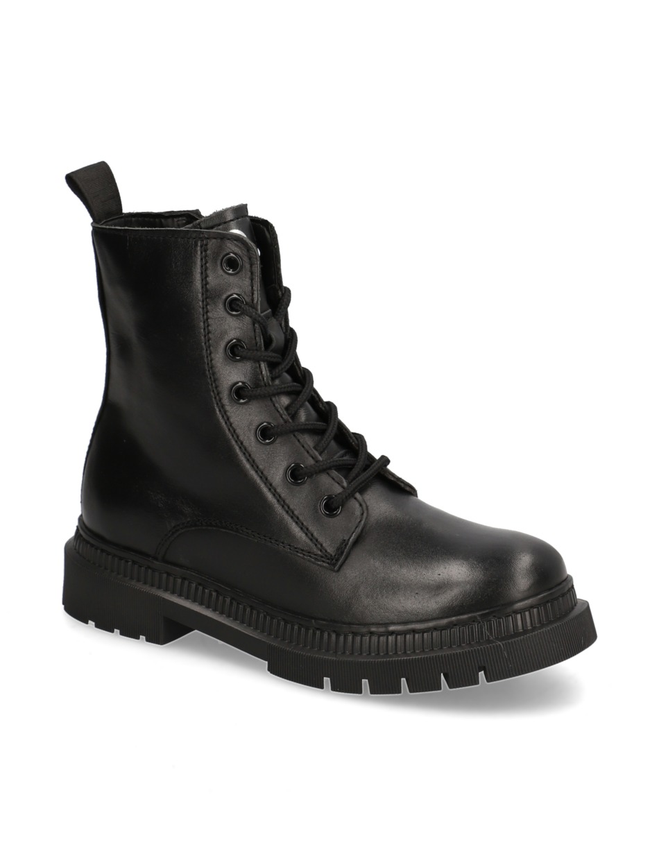Glattleder Schnürboot