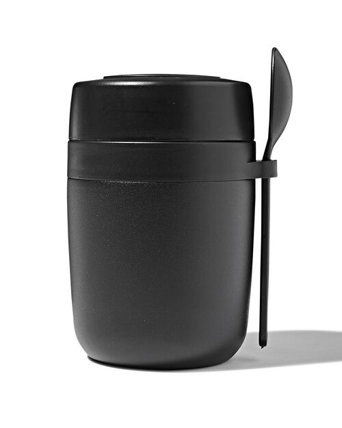 mug pour potage ou aliments 400ml inox noir