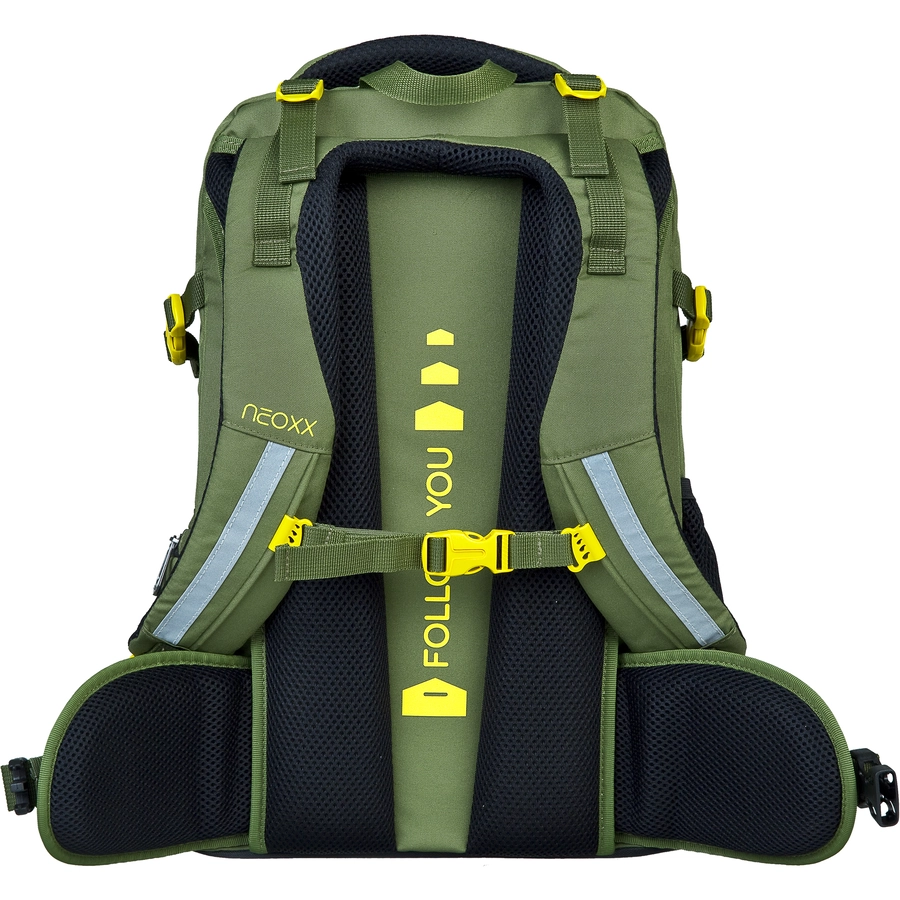 neoxx Active Schulrucksack Ready for Green