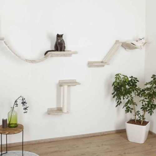 Arranhador de parede Monte Everest para gatos, bege