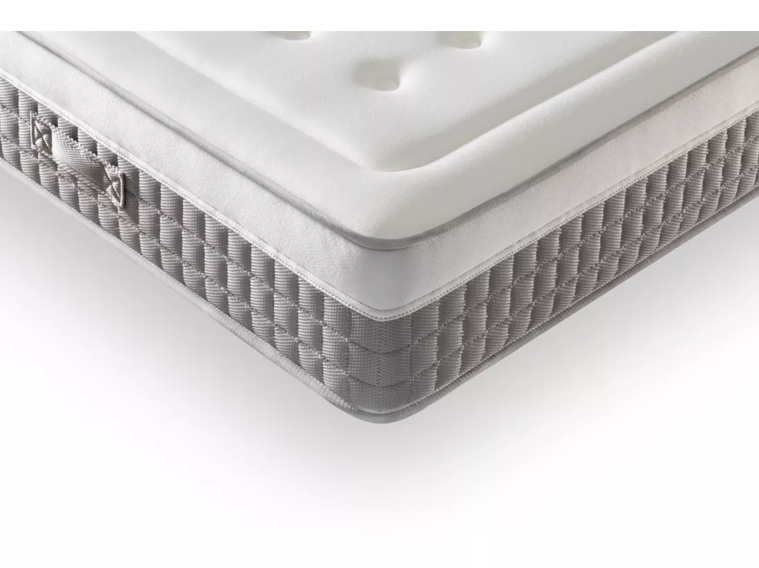 Matelas Mousse 180x200 Berlin - Ferme - Réversible - Côté Été/hiver - H25 Cm