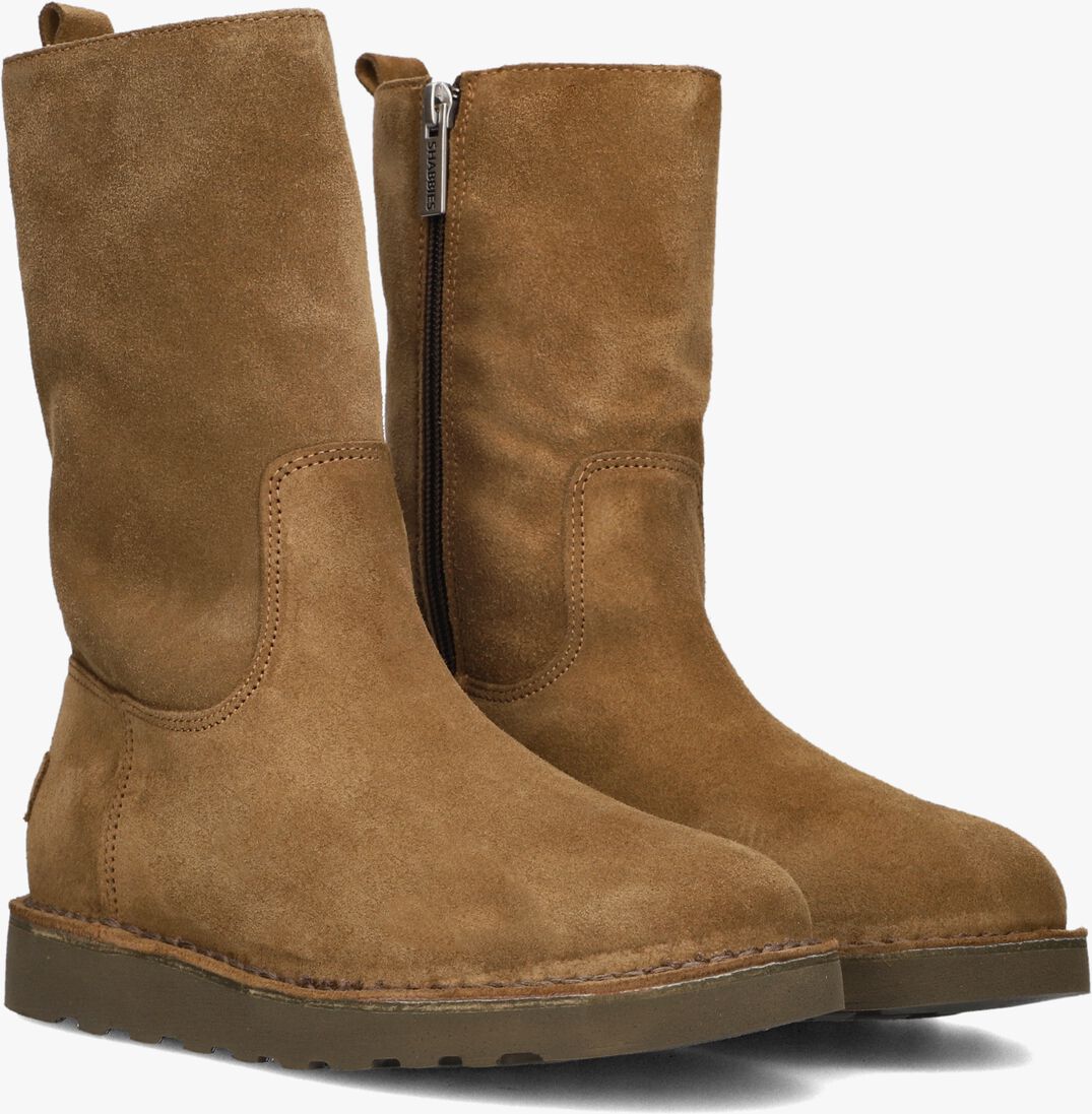 bruine shabbies enkelboots palissa mia high zip