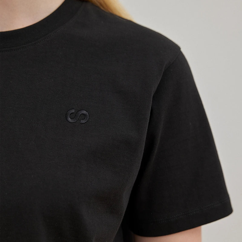 T-Shirt Cropped Damen aus Bio-Baumwolle Weiß