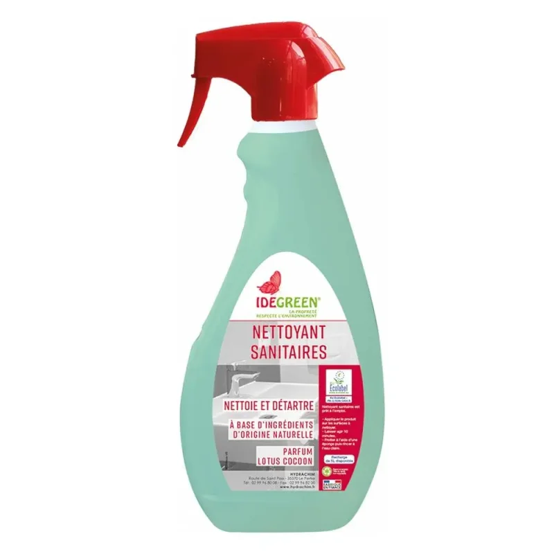 IDEGREEN - Nettoyant sanitaire Ecolabel - 750ml