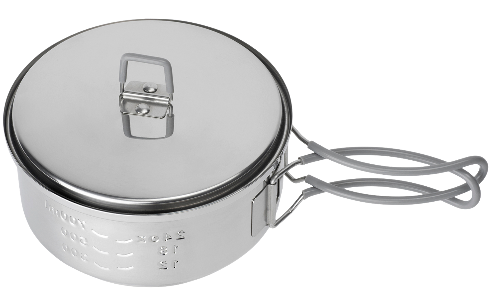 Esbit Trockenbrennstoff-Kochset, 1000 ml, Edelstahl