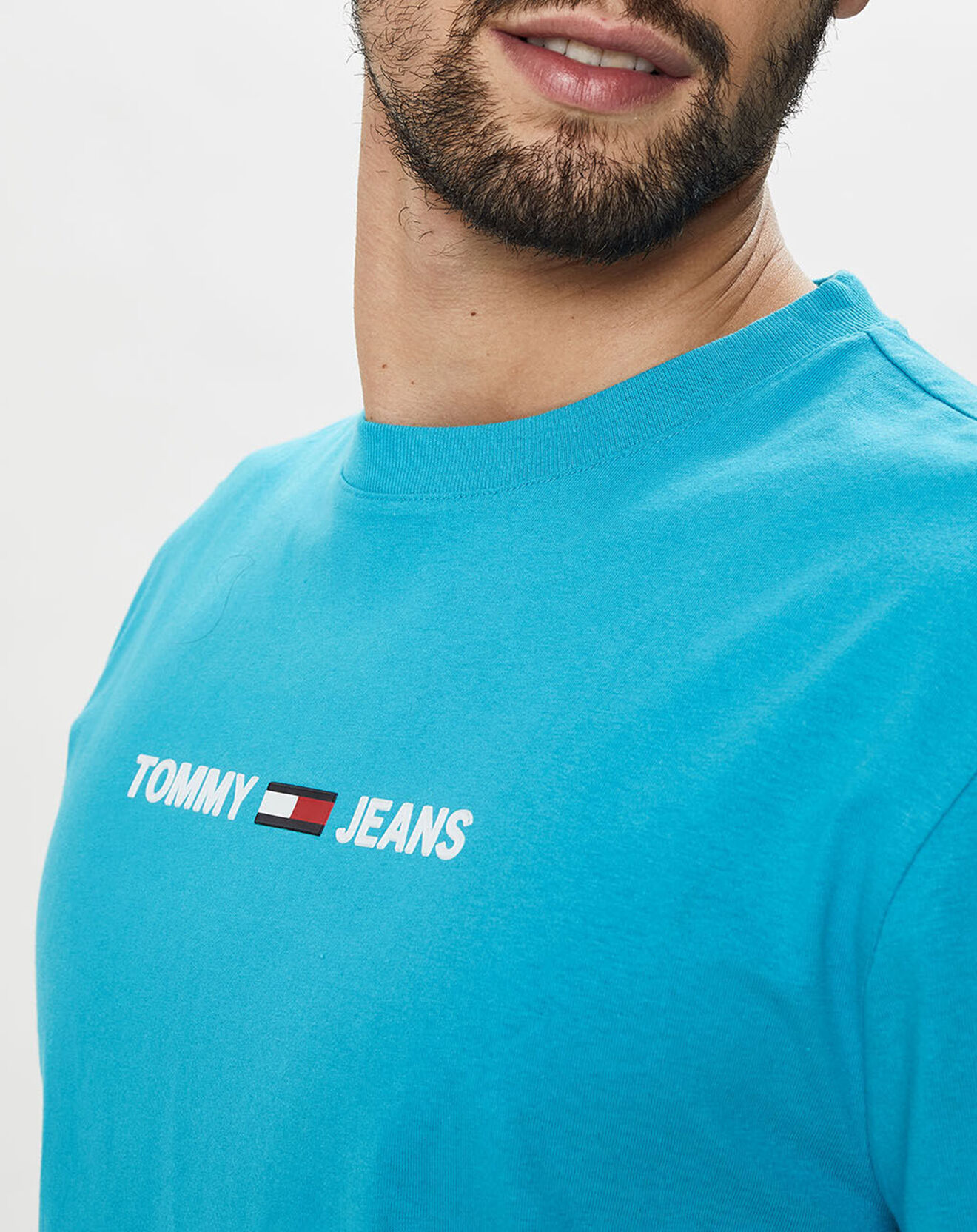 Tommy Jeans T-Shirt basique turquoise