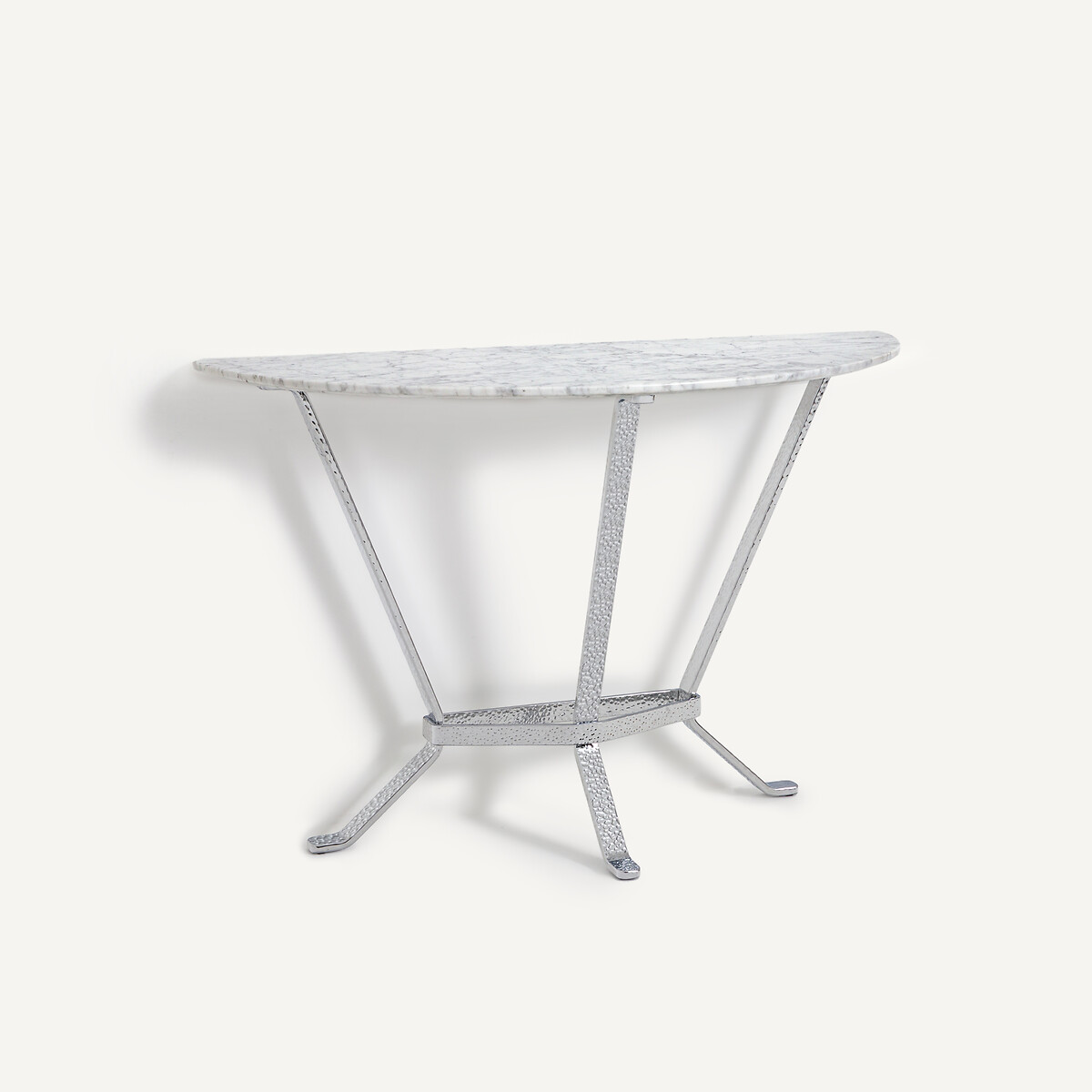 OTTO STUDIO PARA AM.PM<br>Mesa de console em mármore Carrara e ferro ZEN