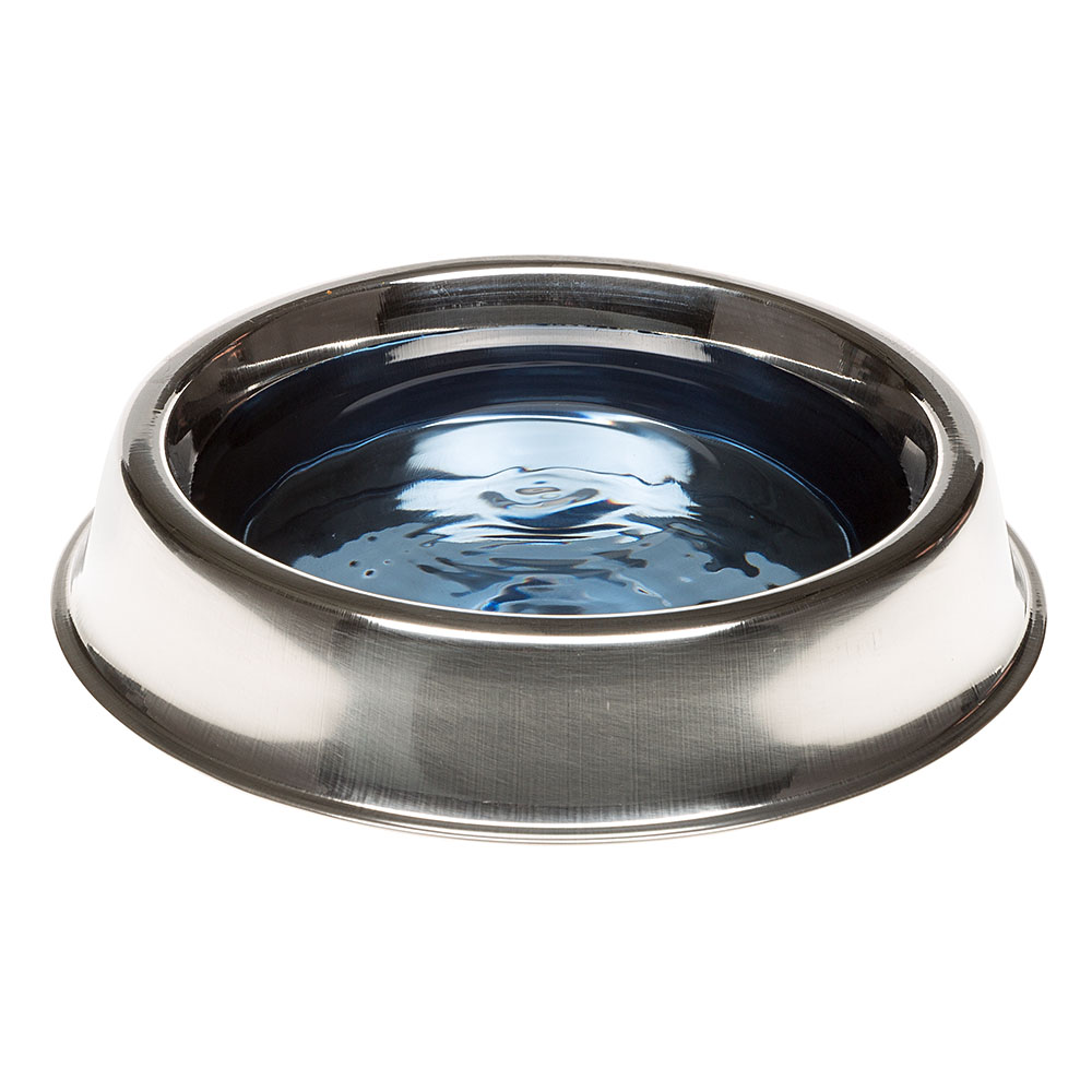 Gamelle en acier inoxydable relevé antidérapant chiens chats ferplast supernova