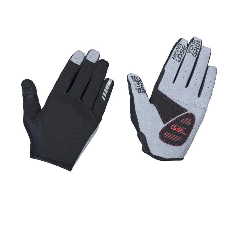 GripGrab Shark MTB cykelhandsker sort