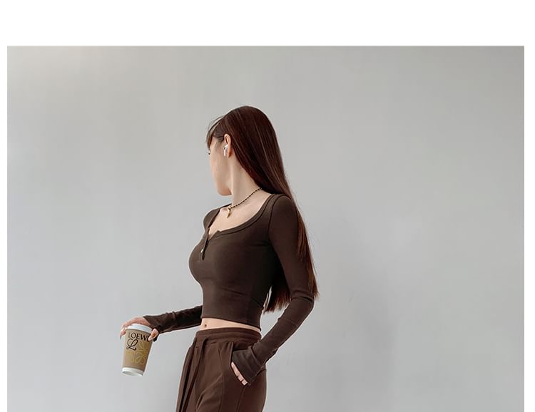 Shira - Wijd uitlopende joggingbroek met trekkoordtaille