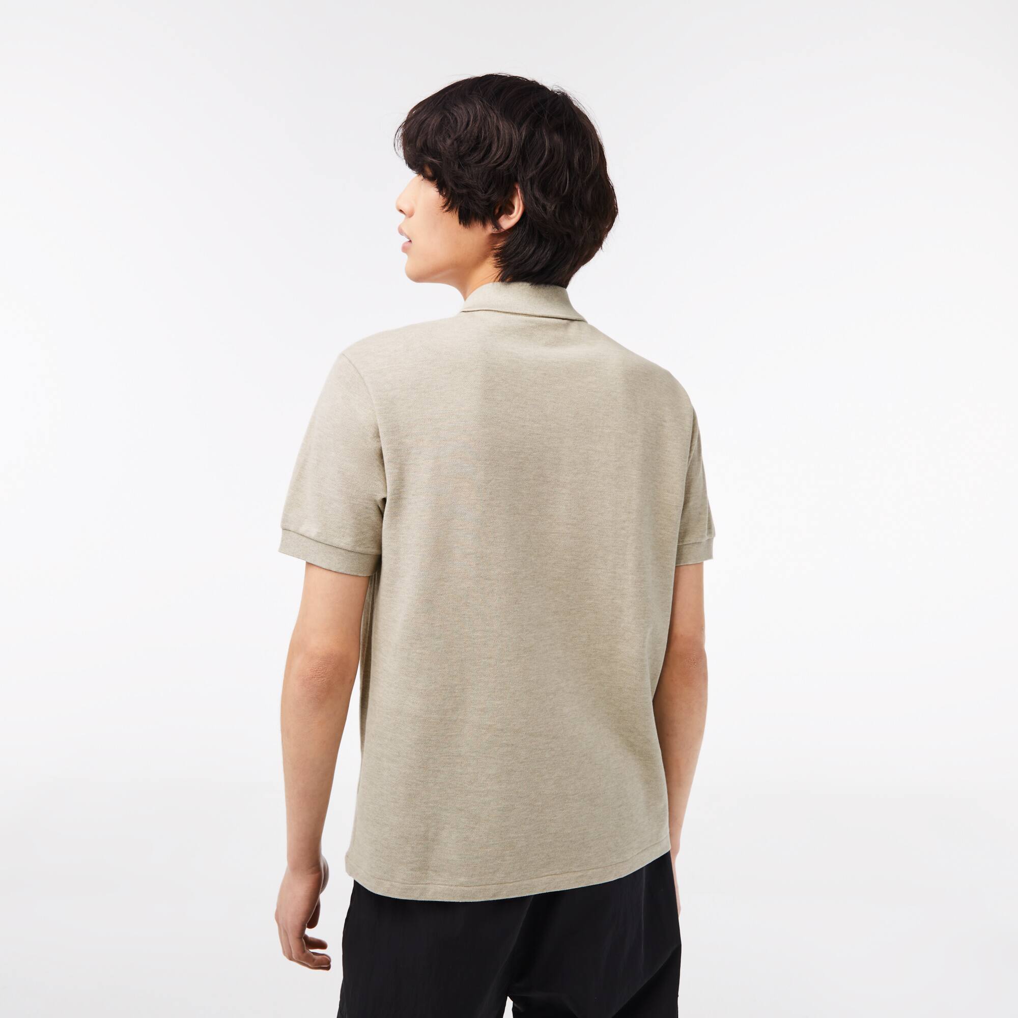 Polo Original L.12.12 chiné coton petit piqué Manches Courtes - Beige - Lacoste - Homme