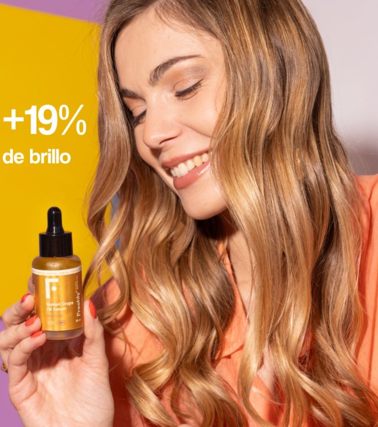 Freshly Cosmetics - Óleo capilar Golden Drops Oil Serum