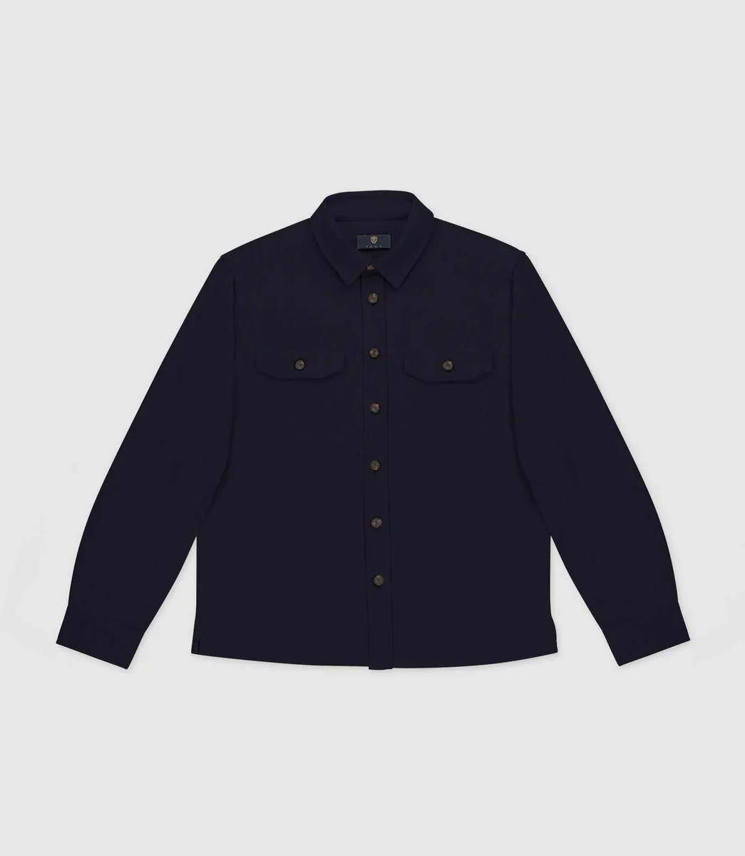 Surchemise casual marine JAMES