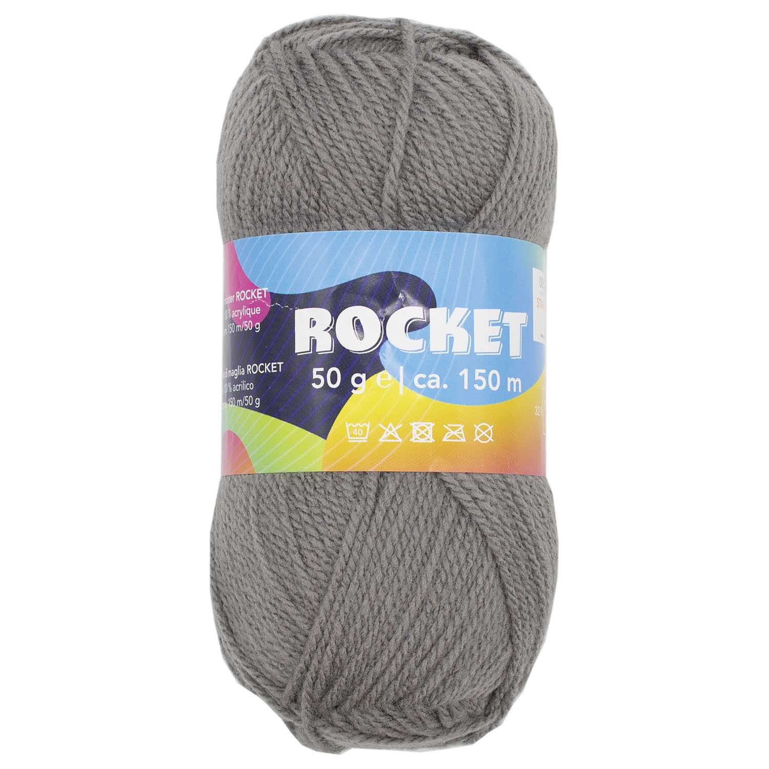 Garn Rocket aus 100% Polyacryl granit 50 g