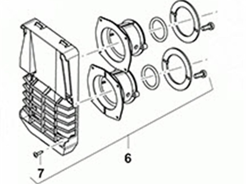 Truma S-2200  AKW wandschoorsteenset