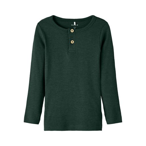Name It Kab Langærmet T-shirt, Pine Grove, 110 cm