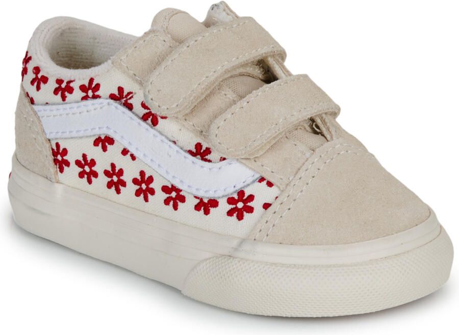 Vans Lage Sneakers Old Skool V Chantilly Floral RACING RED