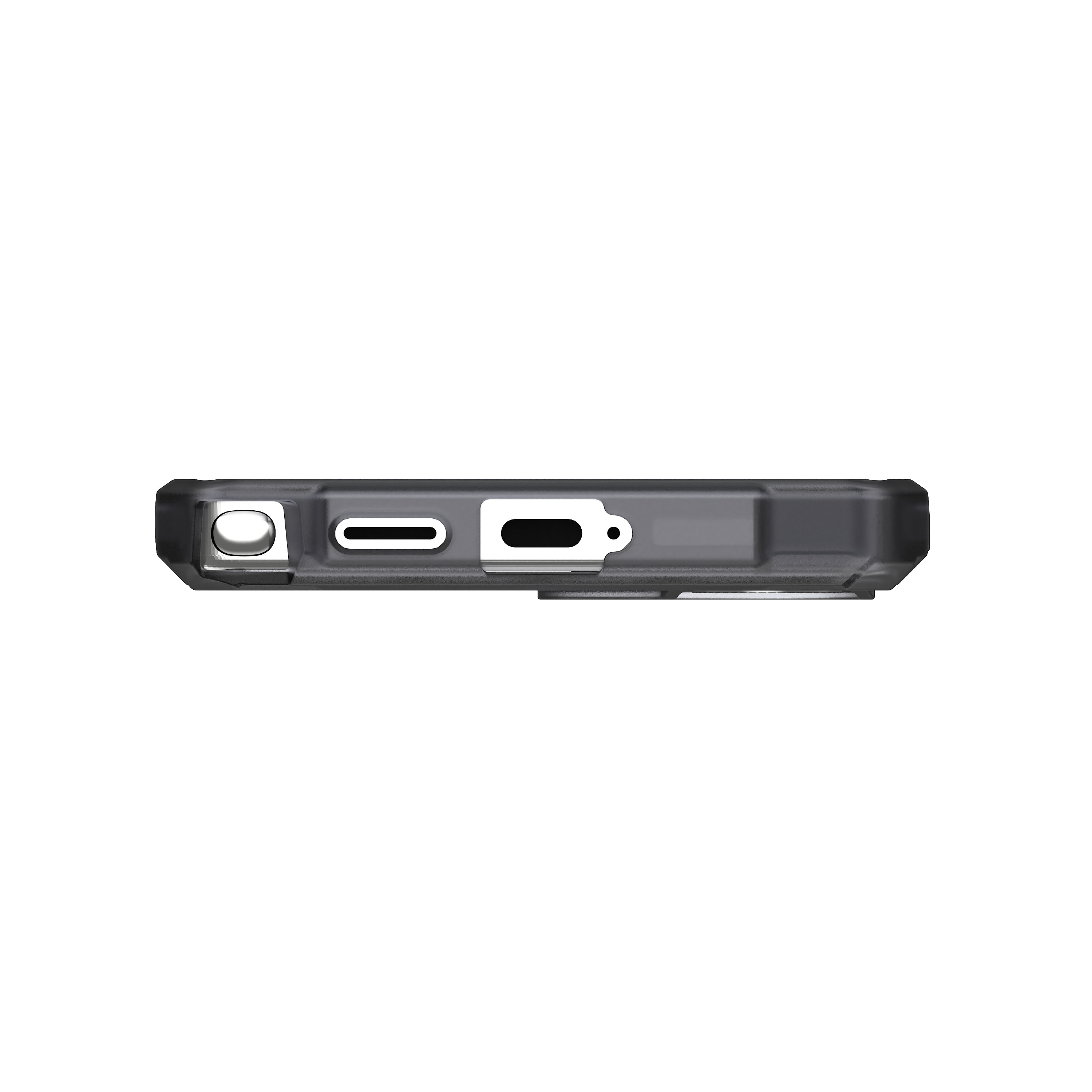 Samsung Galaxy S25 Ultra Schutzhülle Essential Armor MagSafe-Modul (214492113131) - Ash (Schwarz / Transparent)